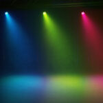 4x BeamZ SlimPar30 LED Par Can Light Package with Floor Stands