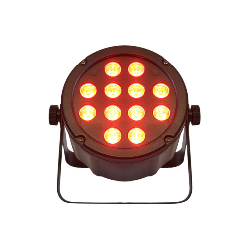 2x BeamZ SlimPar35 DMX LED Par Can Light with Case & DMX Cable