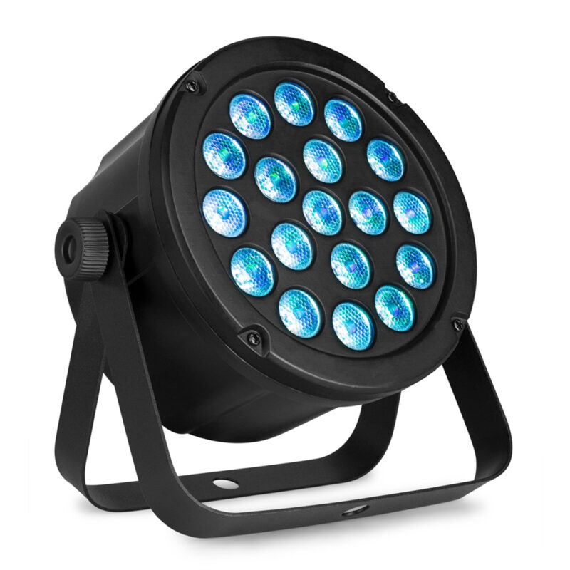 2x BeamZ SlimPar45 LED Par Can Light Package with Floor Stands