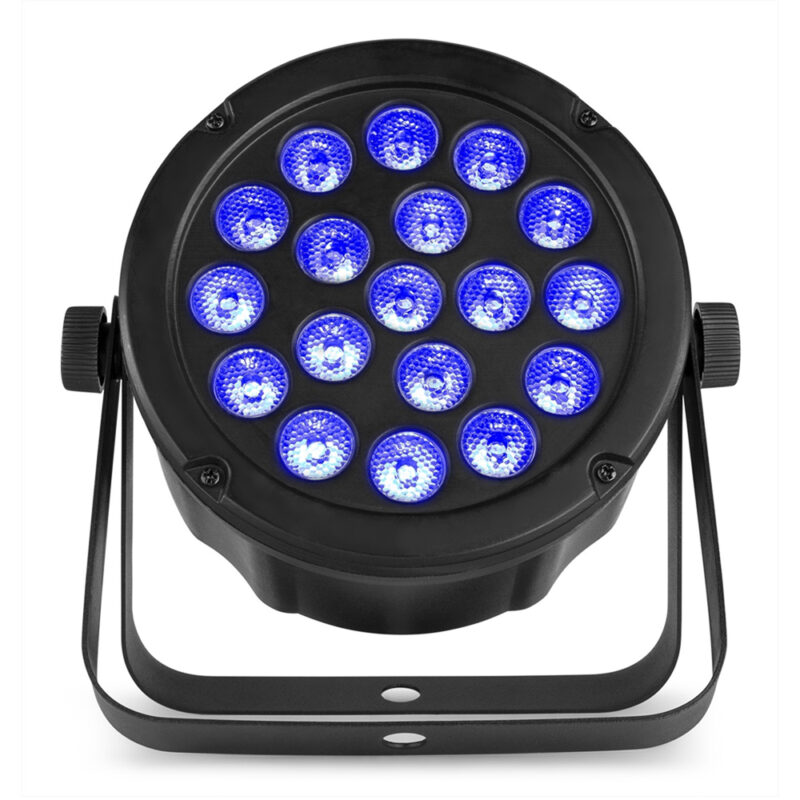 2x BeamZ SlimPar45 LED Par Can Light Package with Floor Stands