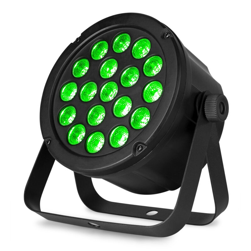 2x BeamZ SlimPar45 LED Par Can Light Package with Floor Stands
