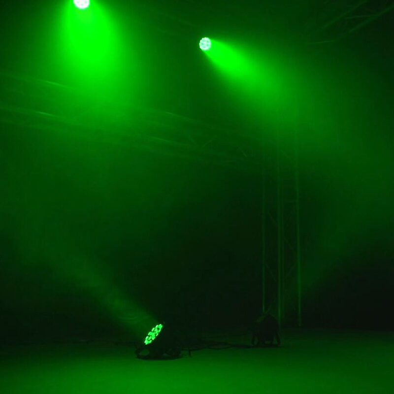 2x BeamZ SlimPar45 LED Par Can Light Package with Floor Stands