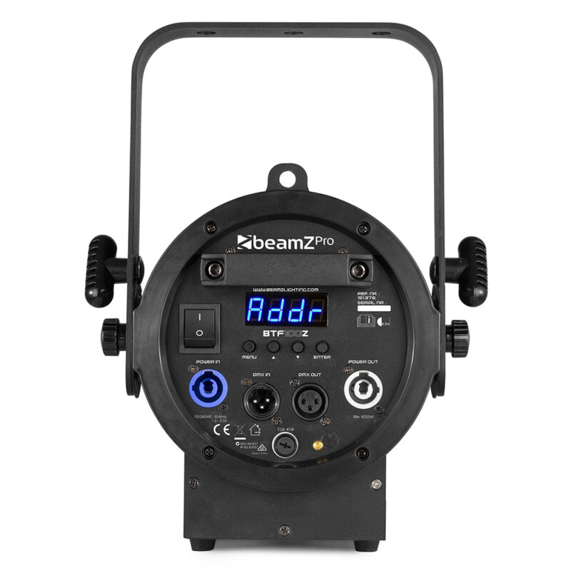 2x BeamZ Professional BTF100Z COB LED Fresnel Theatre Spot Light – White