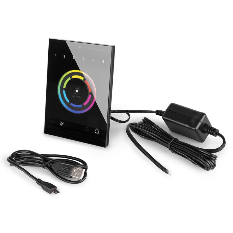 4x BeamZ Starcolor54 Architectural LED Light Bar with DMX Wall Controller