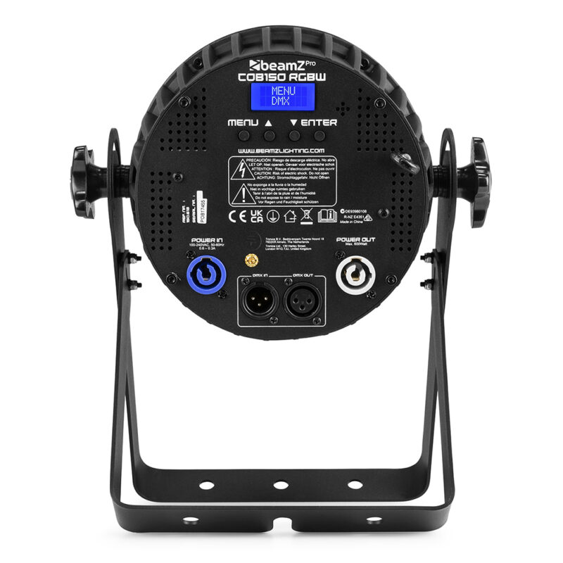 4x BeamZ Pro COB150RGBW COB LED Par Can – 150W RGBW