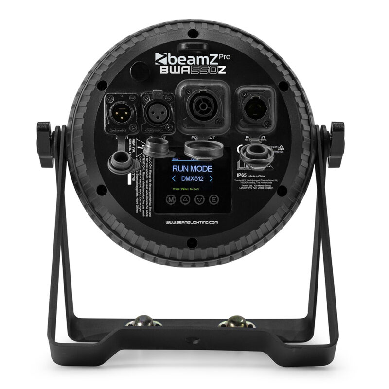 2x BeamZ Pro BWA550Z Outdoor Weatherproof Par Can with Zoom – 19x 15W