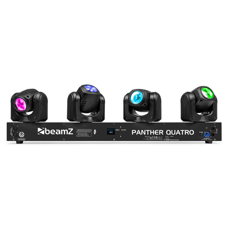 BeamZ Panther Quatro LED Moving Head Beam Bar – 4x 40w
