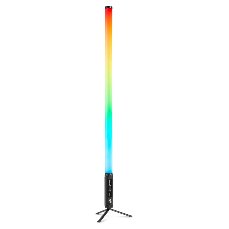 8x BeamZ Zelos Outdoor Battery Powered LED Tube Light Bar with Case