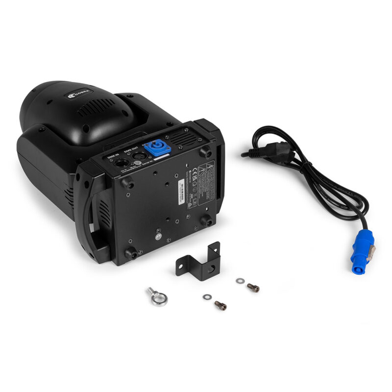 2x BeamZ Cobra 100 LED Moving Head Spot with Prism