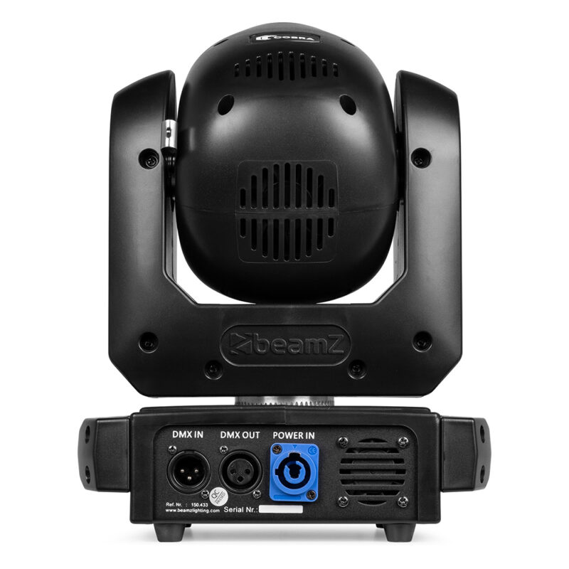 4x BeamZ Cobra 100 LED Moving Head Spot with Prism with Flight Case