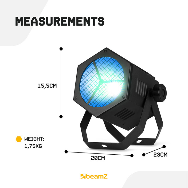 BeamZ RB40 Retro COB LED Par Can – 40W RGBW