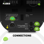 Fuzzix MBR60 LED Mirror Ball Panel Beam Reflector
