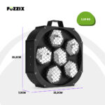 Fuzzix MBR60 LED Mirror Ball Panel Beam Reflector