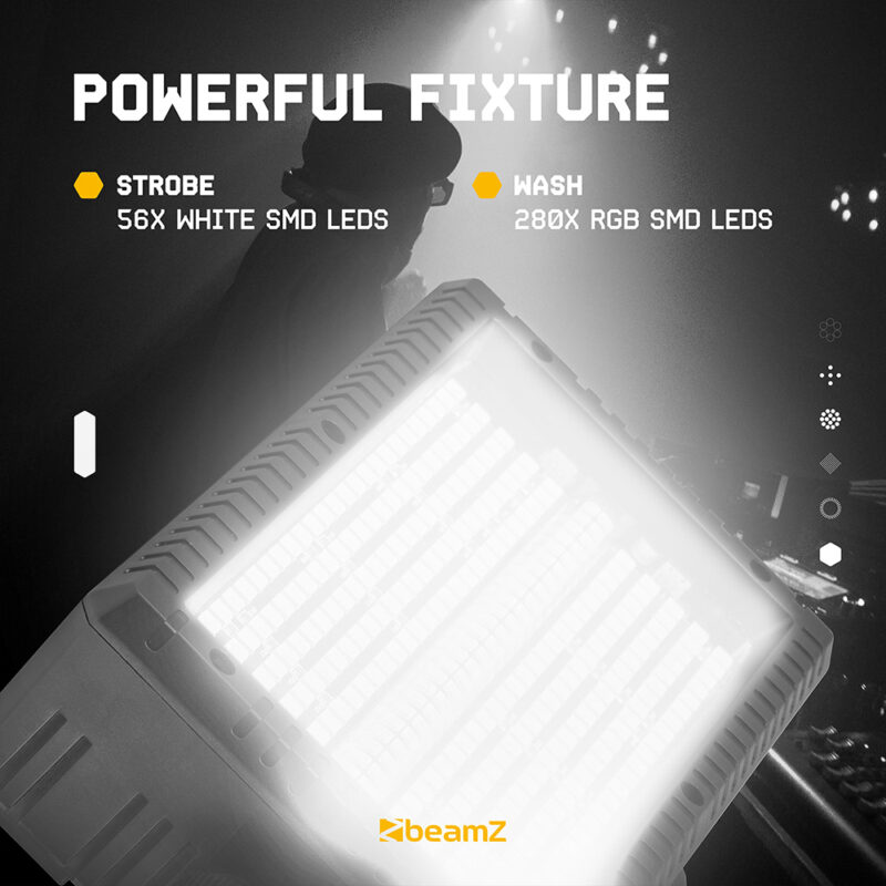 BeamZ BS336 Stroboscope LED Stage Blinder Wash Light Combi