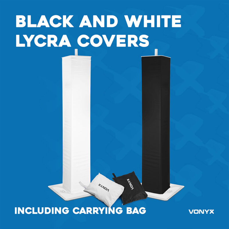 2x BeamZ Panther 35 LED Spot Moving Head DJ Light Package