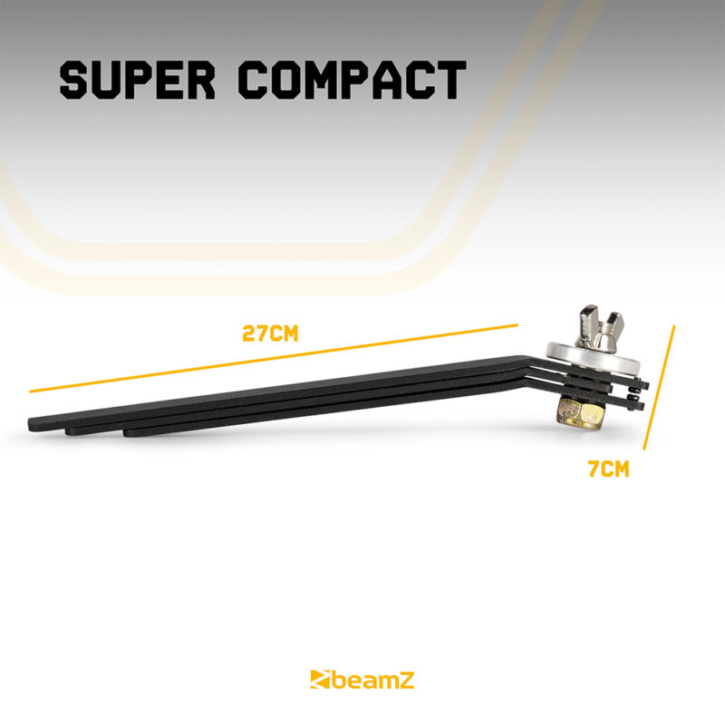 4x COB50 BeamZ COB50 COB LED Par Can Light with DMX with Floor Stands