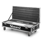 8x BeamZ Zeus Battery LED Tube Light Bar with Wireless DMX & Flightcase