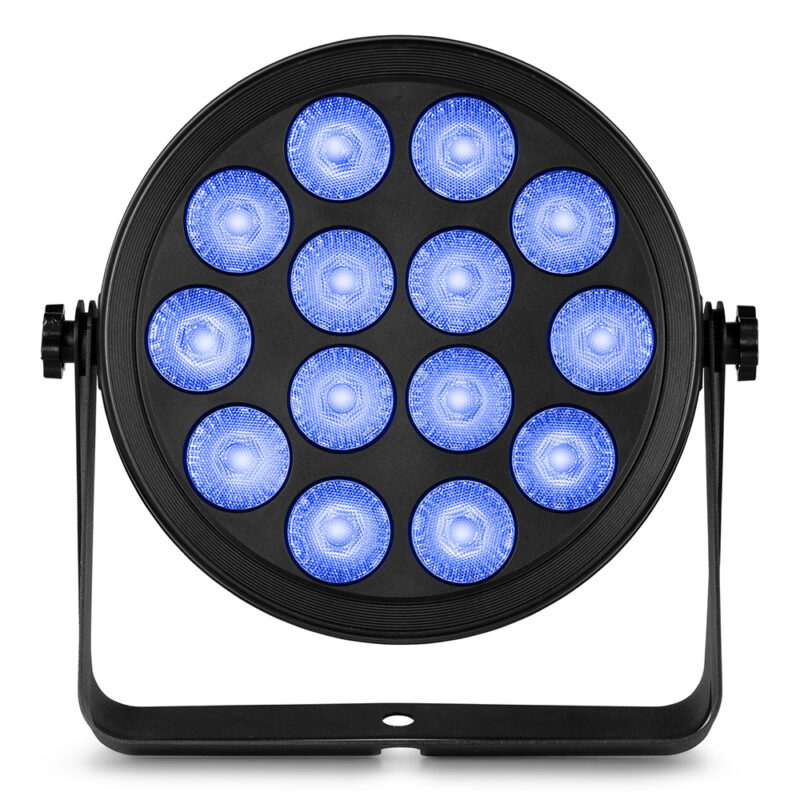 2x BeamZ BCC165 LED Flat Par Can Wash Light with Gearsak