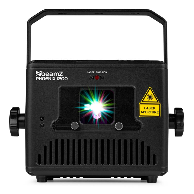 BeamZ Phoenix 1200 Analog Animation Laser Projector – 1W Full-Colour RGB