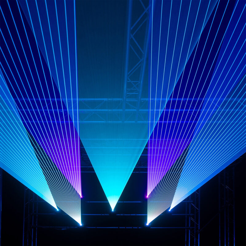 BeamZ Phoenix 1200 Analog Animation Laser Projector – 1W Full-Colour RGB