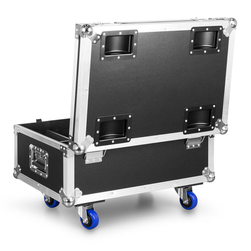 8x BeamZ Pro StarColor75 Weatherproof Lighting Fixtures & Flightcase