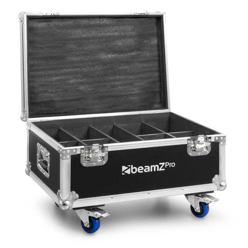 8x BeamZ Pro StarColor75 Weatherproof Lighting Fixtures & Flightcase