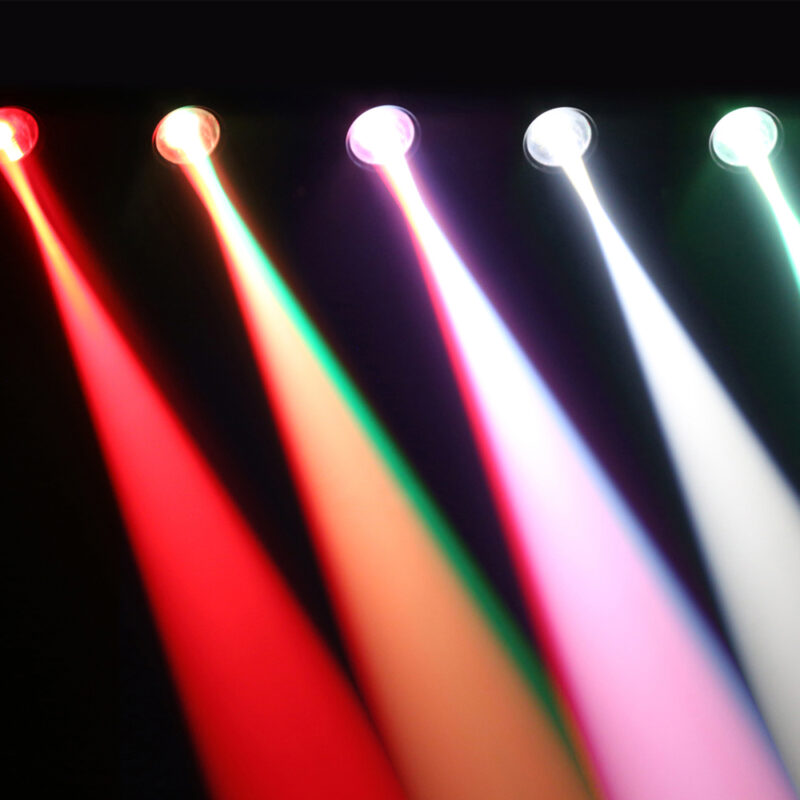 Fuzzix MBR60 LED Mirror Ball Panel Beam Reflector with PS10W Pin Spot