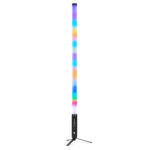 4x BeamZ Zelos Outdoor Battery Powered LED Tube Light Bar
