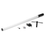 4x BeamZ Zelos Outdoor Battery Powered LED Tube Light Bar