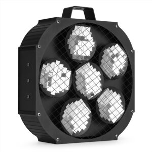 Fuzzix MBR60 Mirror Ball Beam Reflector with 2 x PSZ18W LED Pin Spots