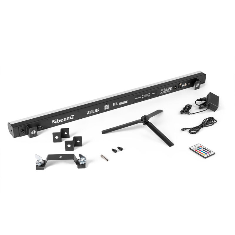 2x BeamZ Zeus Battery LED Tube Light Bar with Wireless DMX & Soft Case