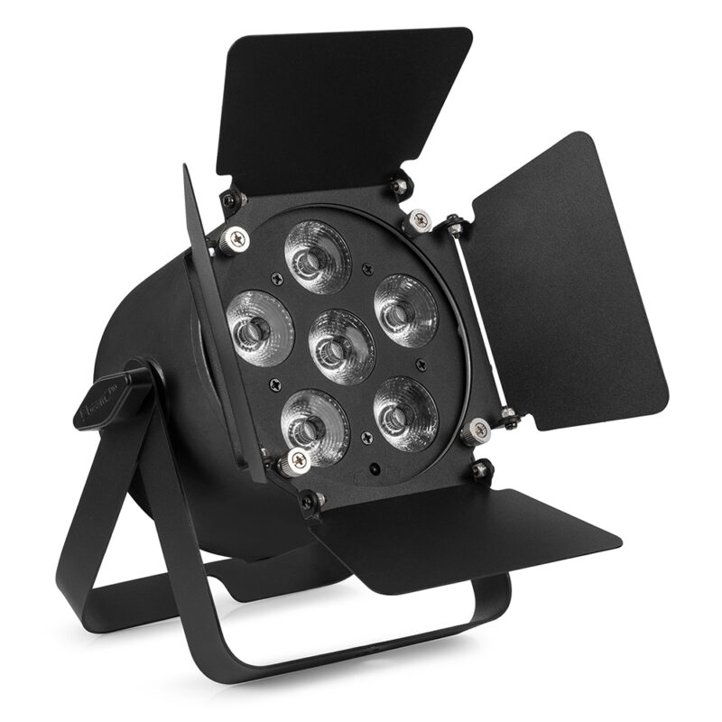 BeamZ Pro BAC320 Aluminium LED Par Can Light with Barn Door – 48W RGBW