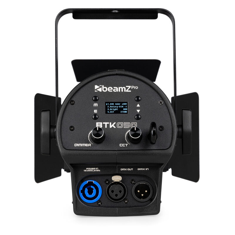 BeamZ Pro BTK050Z-3 3-Pin DMX Mini Fresnel Light with 2x 50W LED