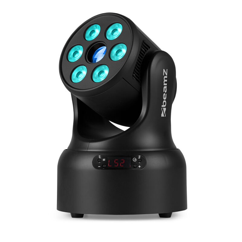 BeamZ NOVA68G-BK Compact Moving Head Wash Light with Gobo