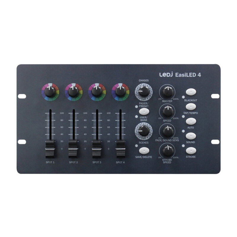 LEDJ EasiLED 4 Universal DMX Lighting Controller with Dimmer and Strobe
