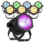 8x BeamZ RB40 Retro COB LED Par Can – 40W RGBW