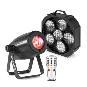 Fuzzix MBR60 LED Mirror Ball Panel Beam Reflector with PS12W Pin Spot