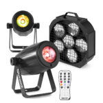 Fuzzix MBR60 LED Mirror Ball Panel Beam Reflector with 2x PS12W Pin Spot