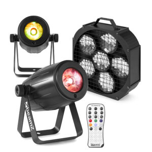 Fuzzix MBR60 LED Mirror Ball Panel Beam Reflector with PS10W Pin Spot