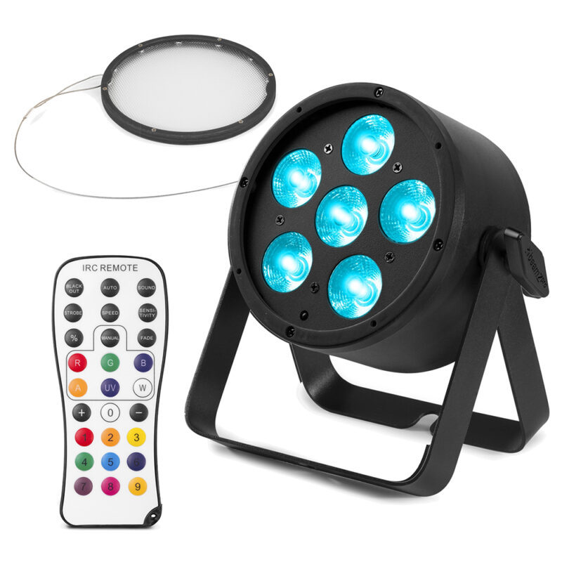 BeamZ Pro BAC322 Aluminium LED Par Can Light with 40° Filter – 60W RGBALC