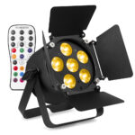 BeamZ Pro BAC322 Aluminium LED Par Can Light with Barn Door – 60W RGBALC