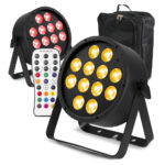 2x BeamZ Pro BAC332 Aluminium LED Par Can Light & Gearsak
