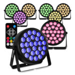 8x BeamZ BCC240 LED Flat Par Can Wash Lighting Package