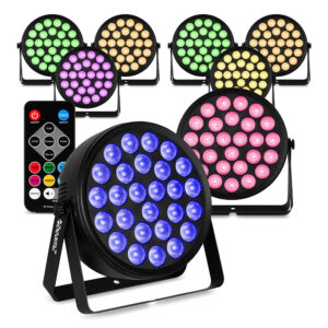 8x BeamZ BCC240 LED Flat Par Can Wash Lighting Package