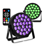 2x BeamZ BCC260 LED Flat Par Can Wash Lighting Package