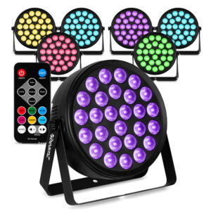 8x BeamZ BCC260 LED Flat Par Can Wash Lighting Package