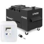 BeamZ Pro LF1400 Low Fog Machine with Ultrasonic Agitator & 20L Fluid