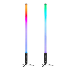 2x BeamZ Zelos Outdoor Battery Powered LED Tube Light Bar