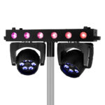 BeamZ Fuze Twin LED Moving Head Wash Light Bar System