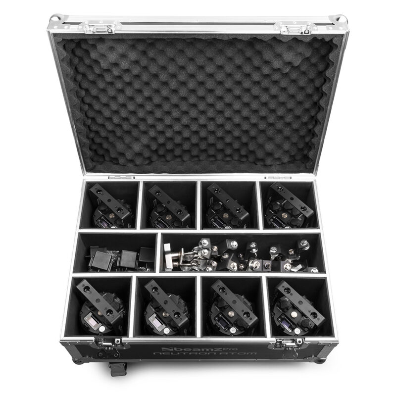 BeamZ Pro FL-ATOM Flightcase for 8x Neutron-ATOM